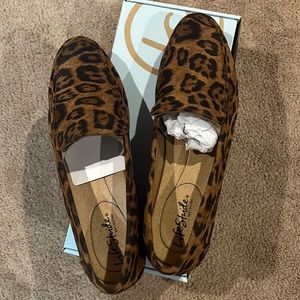 Life Stride Margot Suede Leopard Loafers